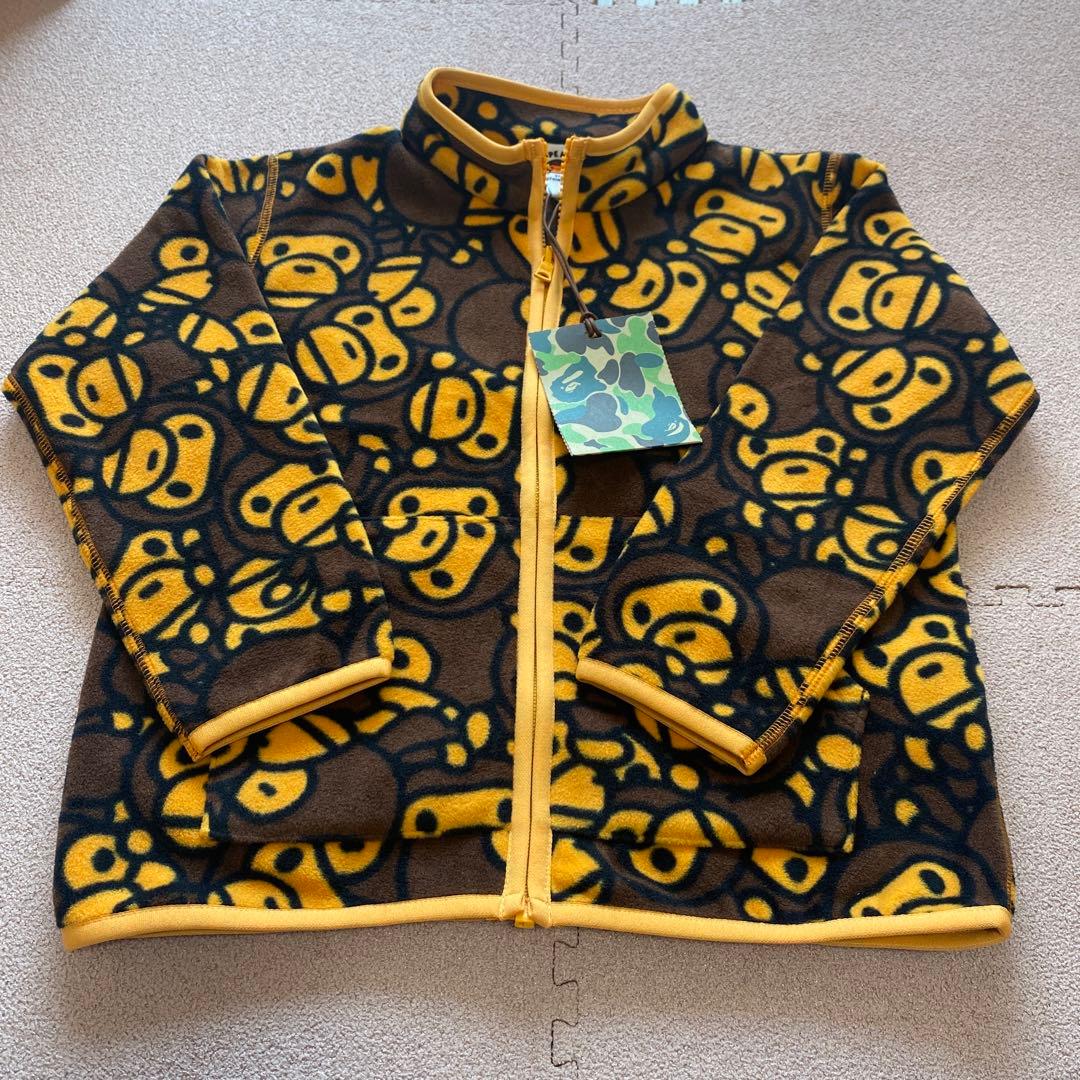 新品未使用 ベイシングエイプ　BAPE kids カーディガンとパンツセット