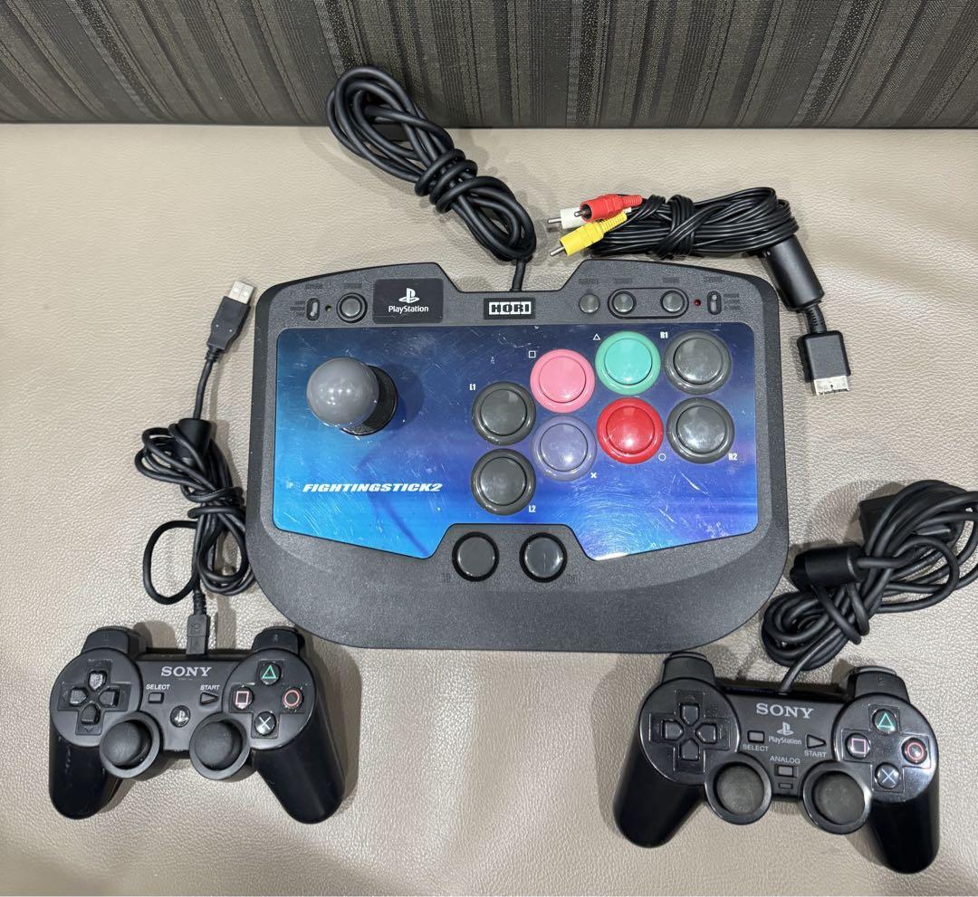 ホリ PS2/PS/PS one対応(ファイティングスティック2)動作品