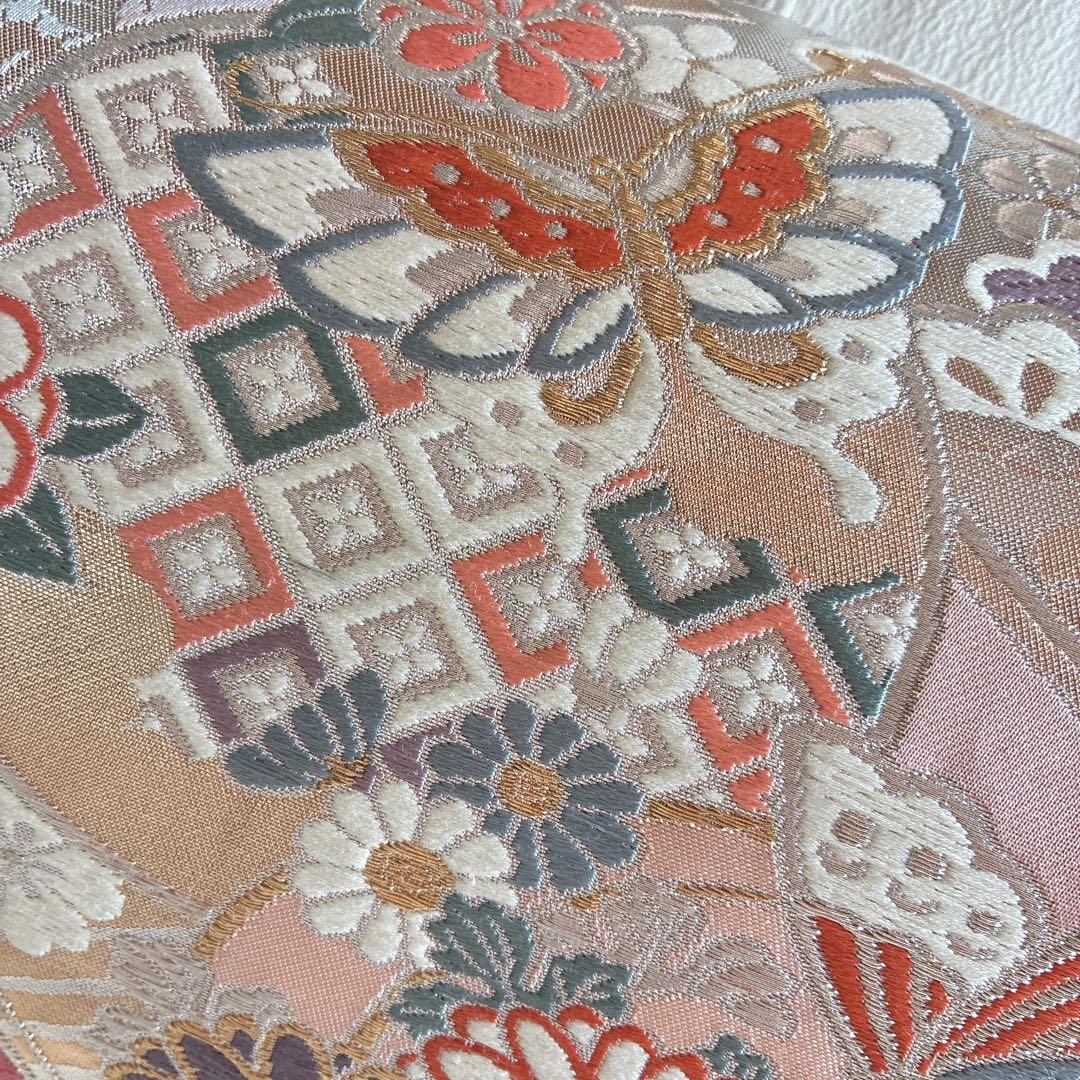 単衣　訪問着フルセット　着物　正絹　難あり　友禅　落款　J1