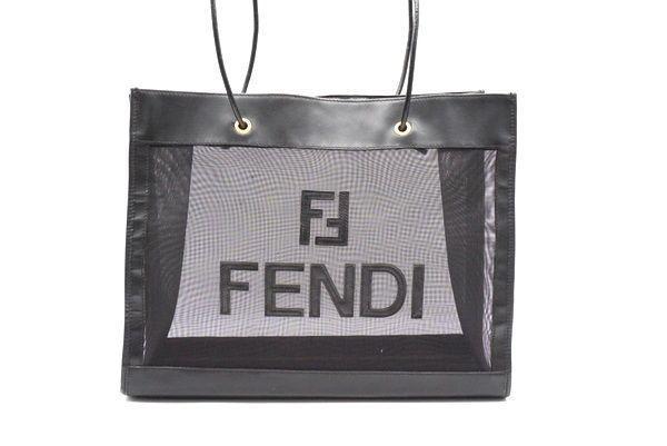 FENDI メッシュトート ショルダーバッグ