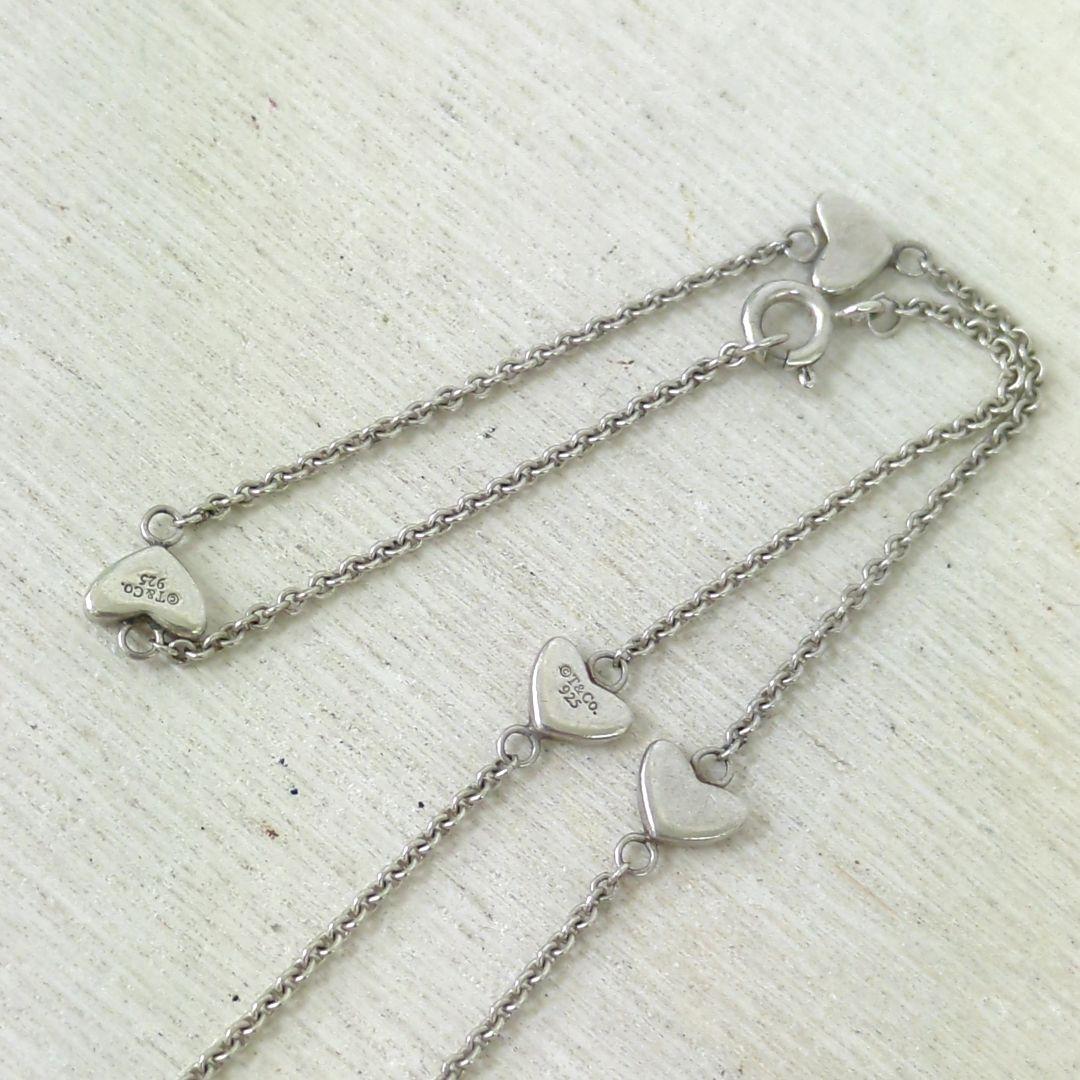 TIFFANY ティファニー ラリアットネックレス オープンハート SV925 画像9