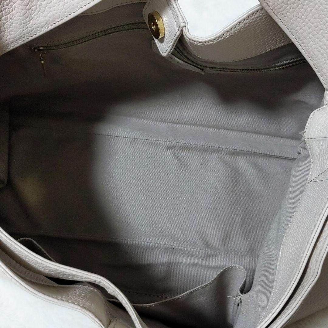 美品 ATAO 2way エルヴィ ショルダー ハンド バッグ レザー  A4