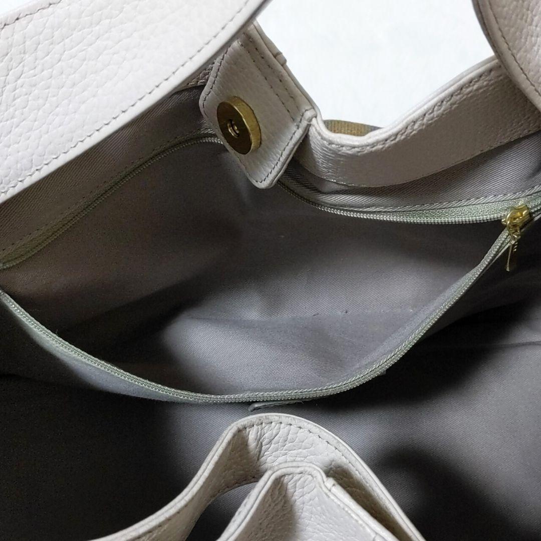 美品 ATAO 2way エルヴィ ショルダー ハンド バッグ レザー  A4