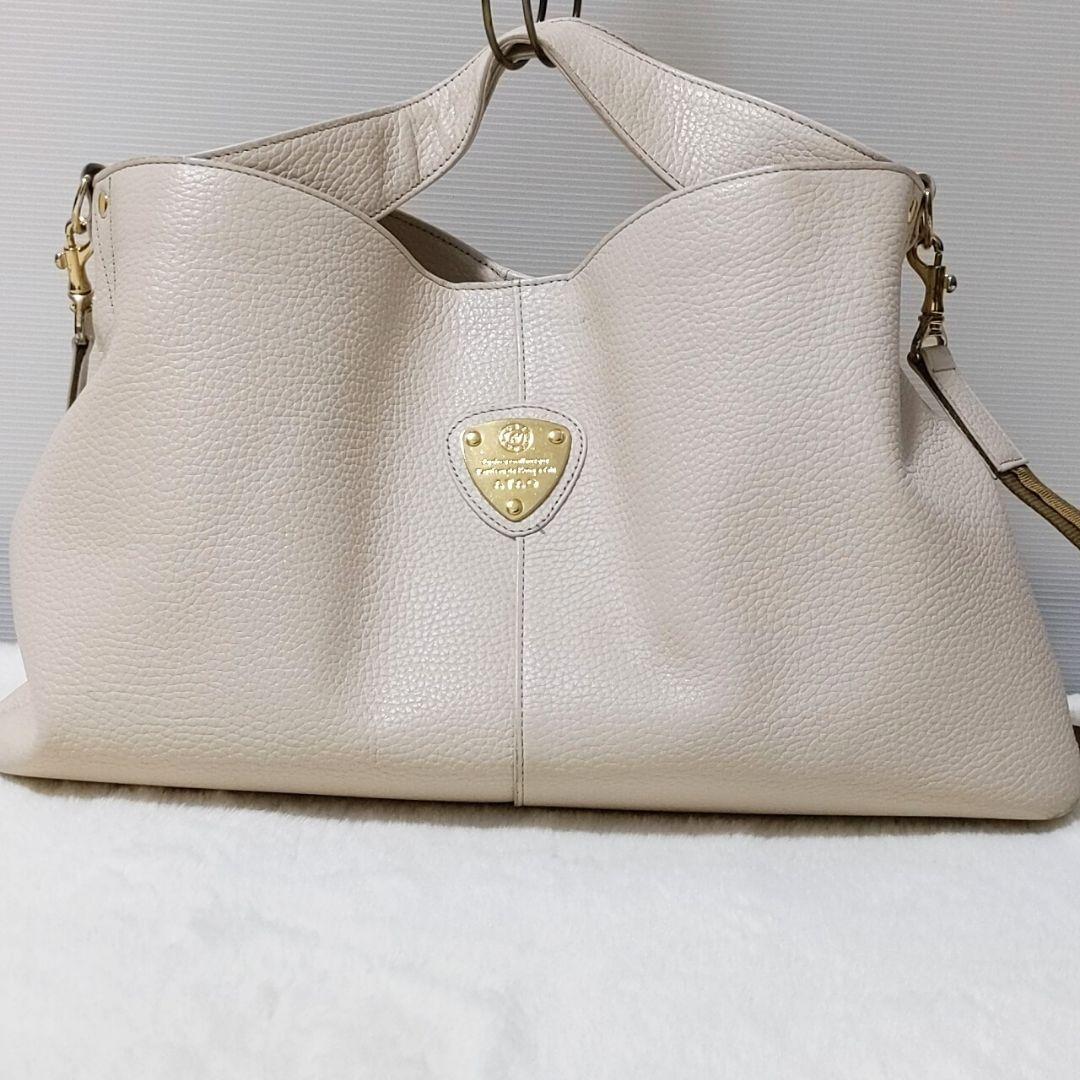 美品 ATAO 2way エルヴィ ショルダー ハンド バッグ レザー  A4