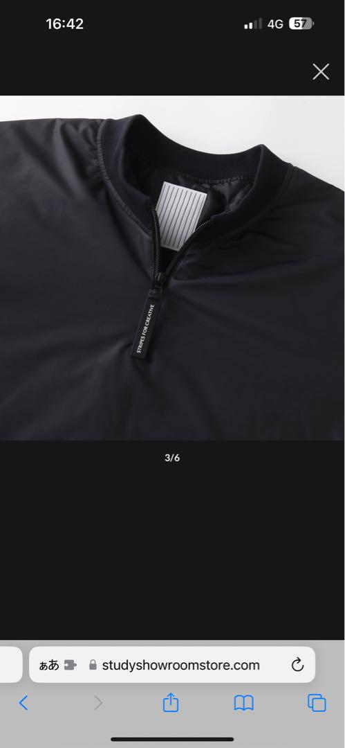 ジャケット・アウター S.F.C sfc BASEBALL HALF ZIP JACKET XL