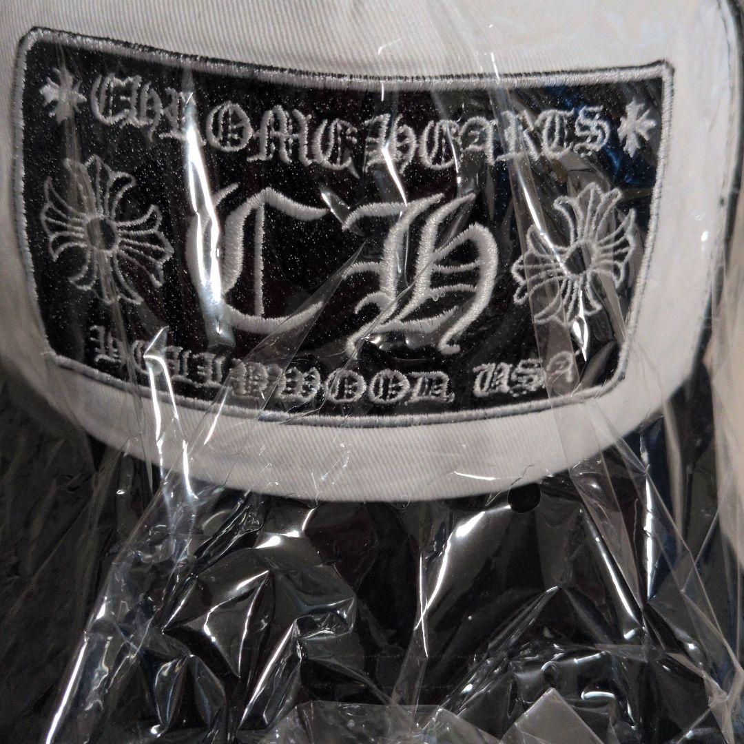 CHROME HEARTS キャップ ホワイト/ブラック