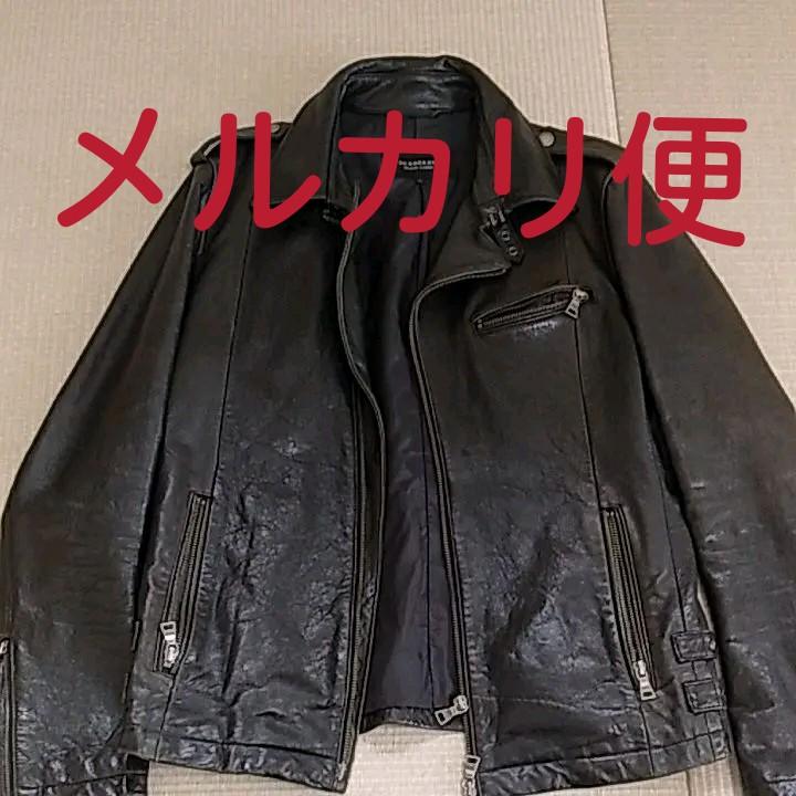 ブラックレーベル 羊革ライダースジャケット