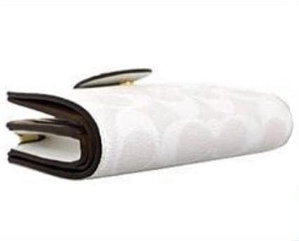 超格安価格 COACH 新品 ホワイト 折り財布 レディース コーチ 財布 白