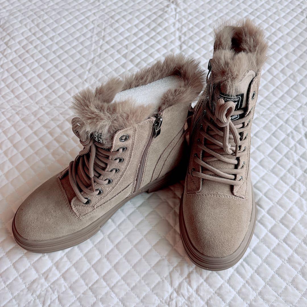 15★スノーブーツ レディース 防水ショートウィンターブーツ 裏起毛 雪靴
