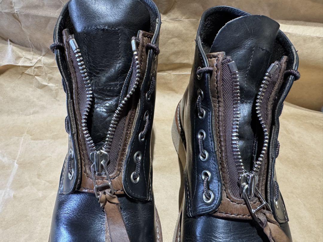 レッドウィング　RED WING 8190 黒 7.5D ソール交換済み
