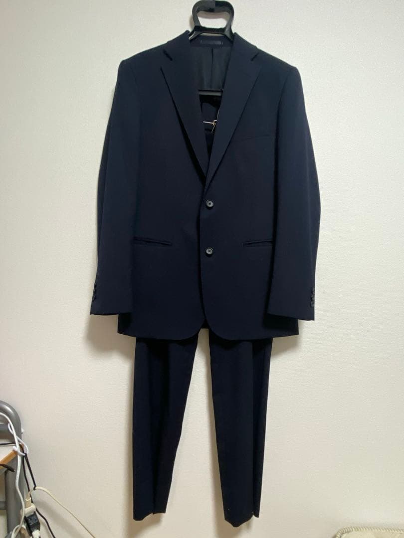 メンズスーツ セットアップ ネイビー ビジネス フォーマル