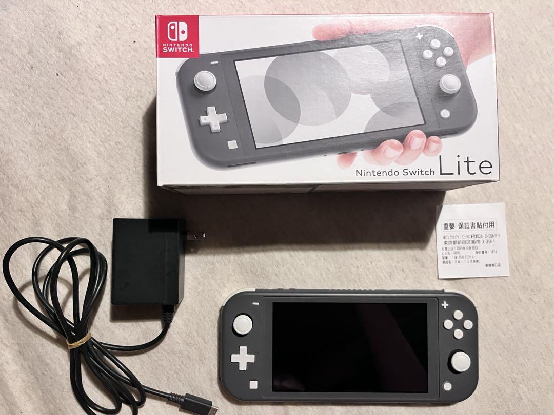 switch lite中古　箱付き