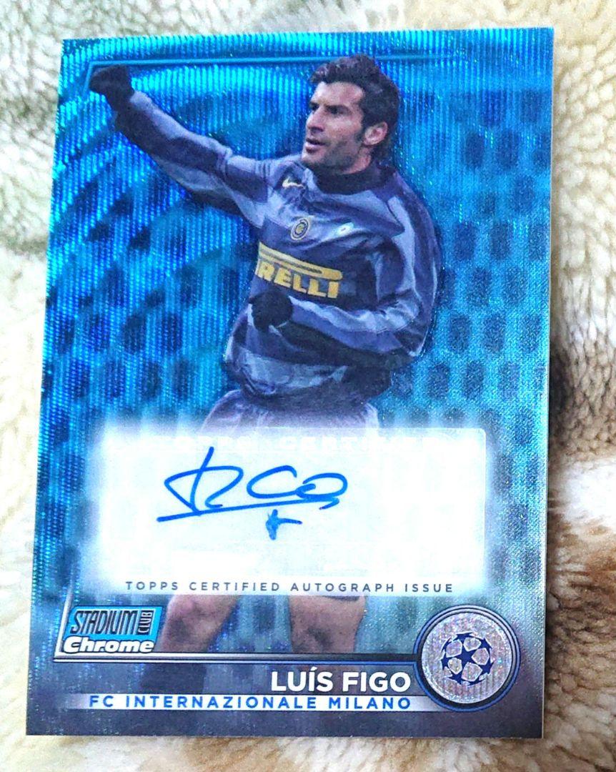 ルイス フィーゴ topps auto 直筆 サイン luis figoスポーツカード