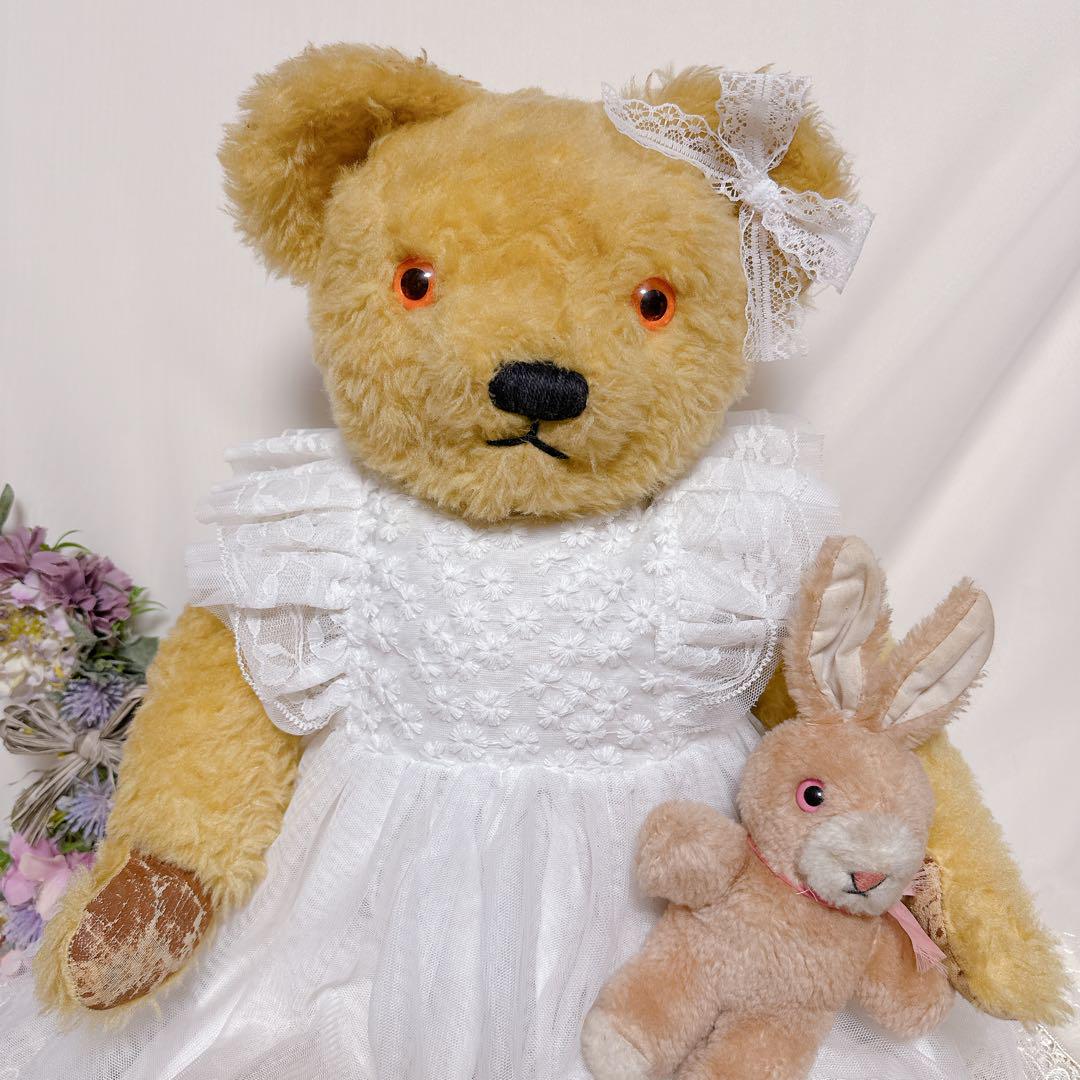 さーちゃん 様❤️58cm❤️1950年代　大きなチャドバレーベア　アンティークベア