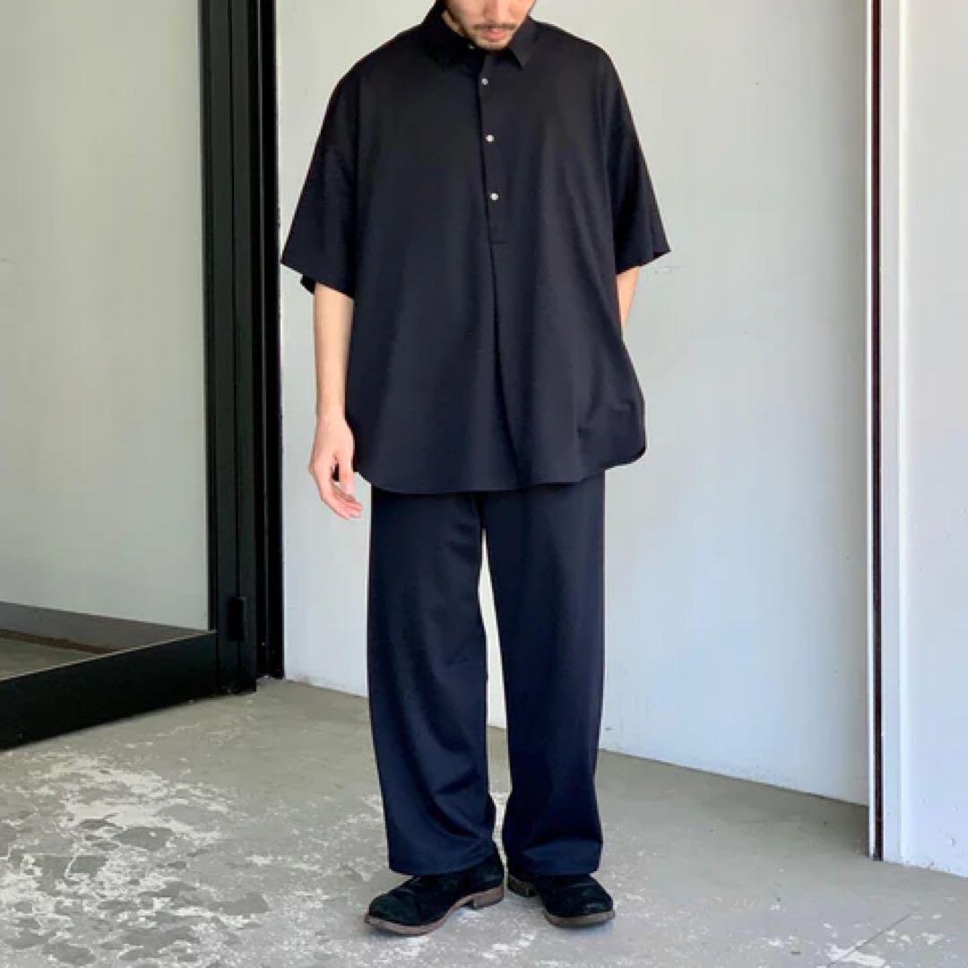 トップス Viscose Ponte S/S Yoke Sleeve Shirt