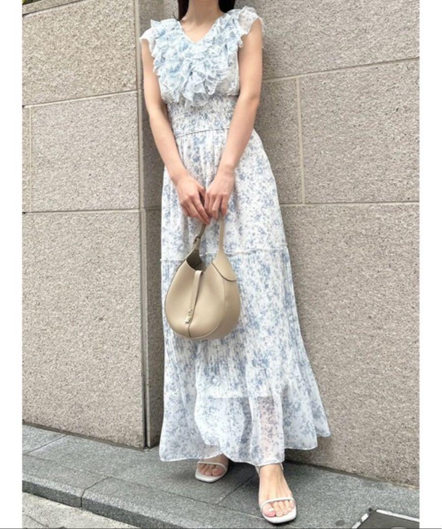 snidel♡ Sustainableプリーツフリルワンピース SNIDEL（スナイデル）の「【WEB限定サイズあり】Sustainable