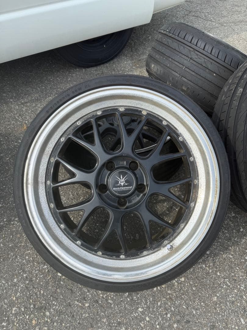 BLACK DIAMOND 19インチアルファードヴェルファイアセルシオクラウン目立った傷や汚れなし BRIGHTFACE_UK