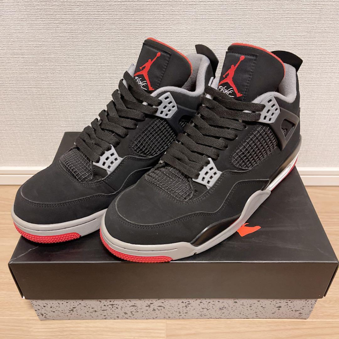 しておりま 良品 NIKE AIR JORDAN4 RETRO BRED 28.5 KCnIF-m54306669435 ナイキ ⊅ボックスも