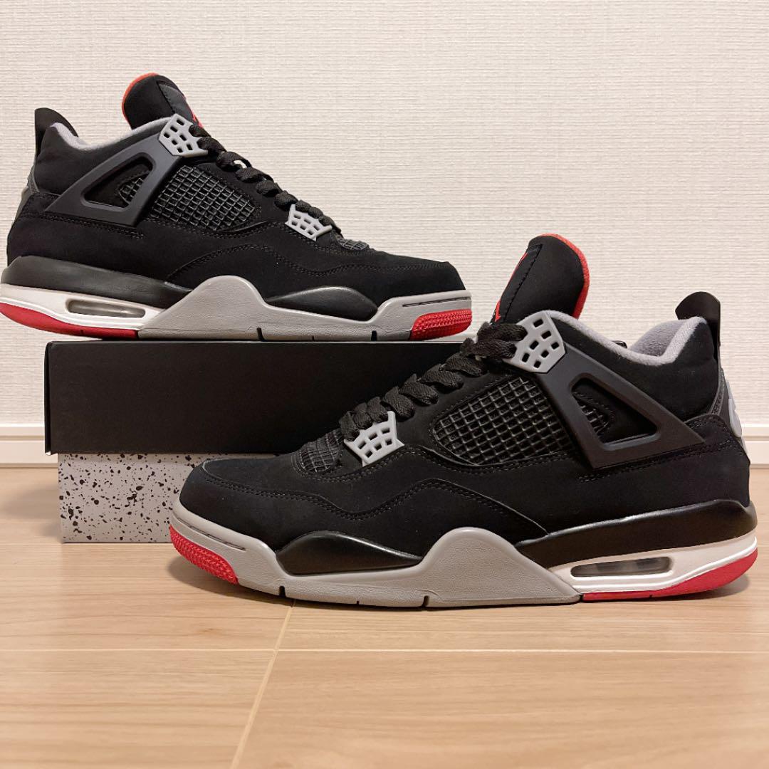 しておりま 良品 NIKE AIR JORDAN4 RETRO BRED 28.5 KCnIF-m54306669435 ナイキ ⊅ボックスも