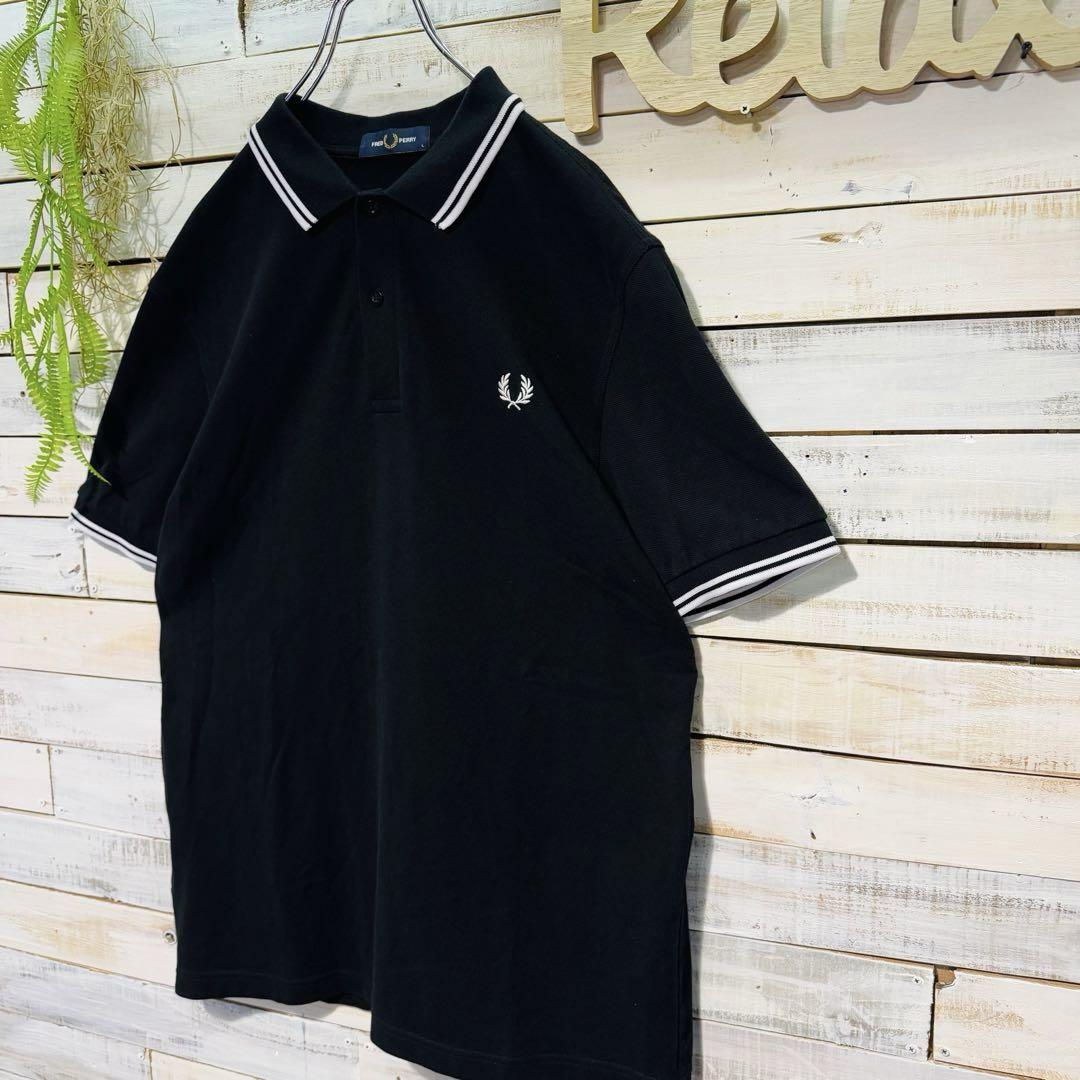 フレッドペリー　ポロシャツ　ブラック　M The Fred Perry Shirt - M2(36 157：BLACK / CHAMPAGNE): | FRED