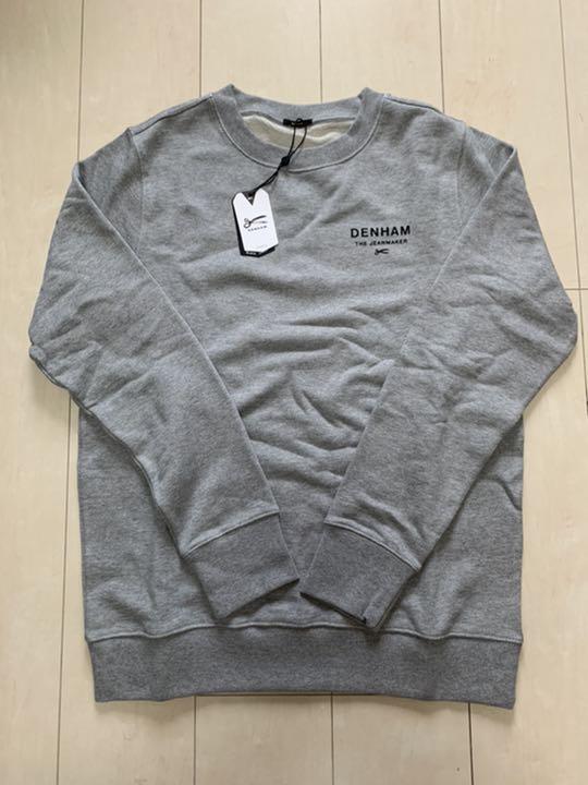 34%割引グレイ系,S【待望☆】 Denham デンハム スウェット 日本未発売 特別セーフ DENHAM スウェット GREY L 新品 スウェット