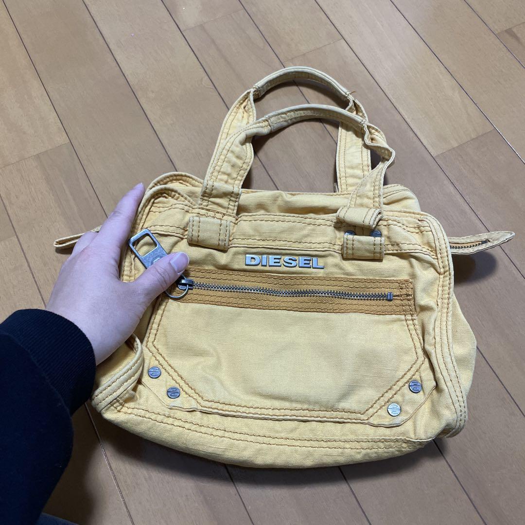 DIESEL イエロー バッグ