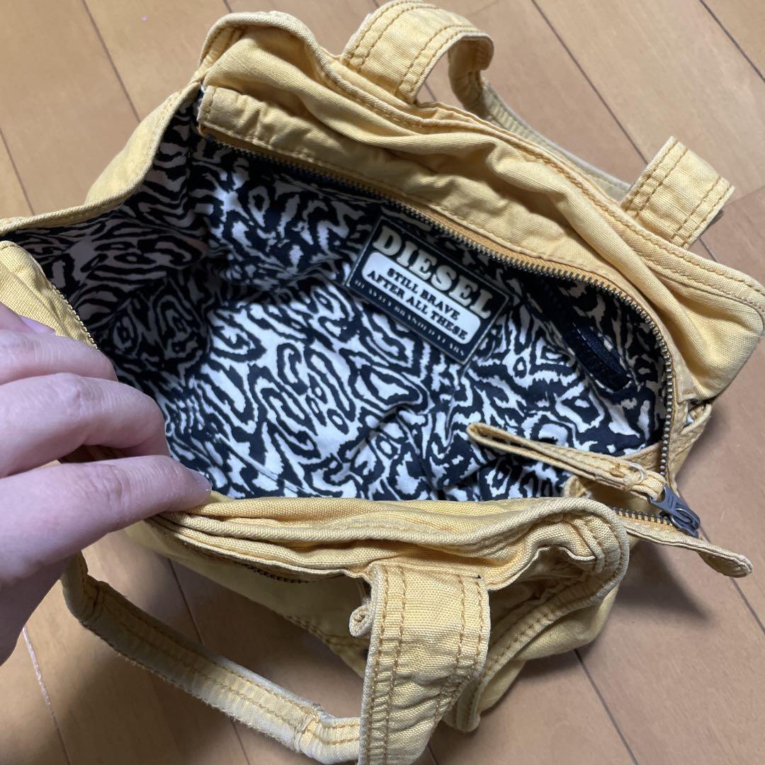 DIESEL イエロー バッグ