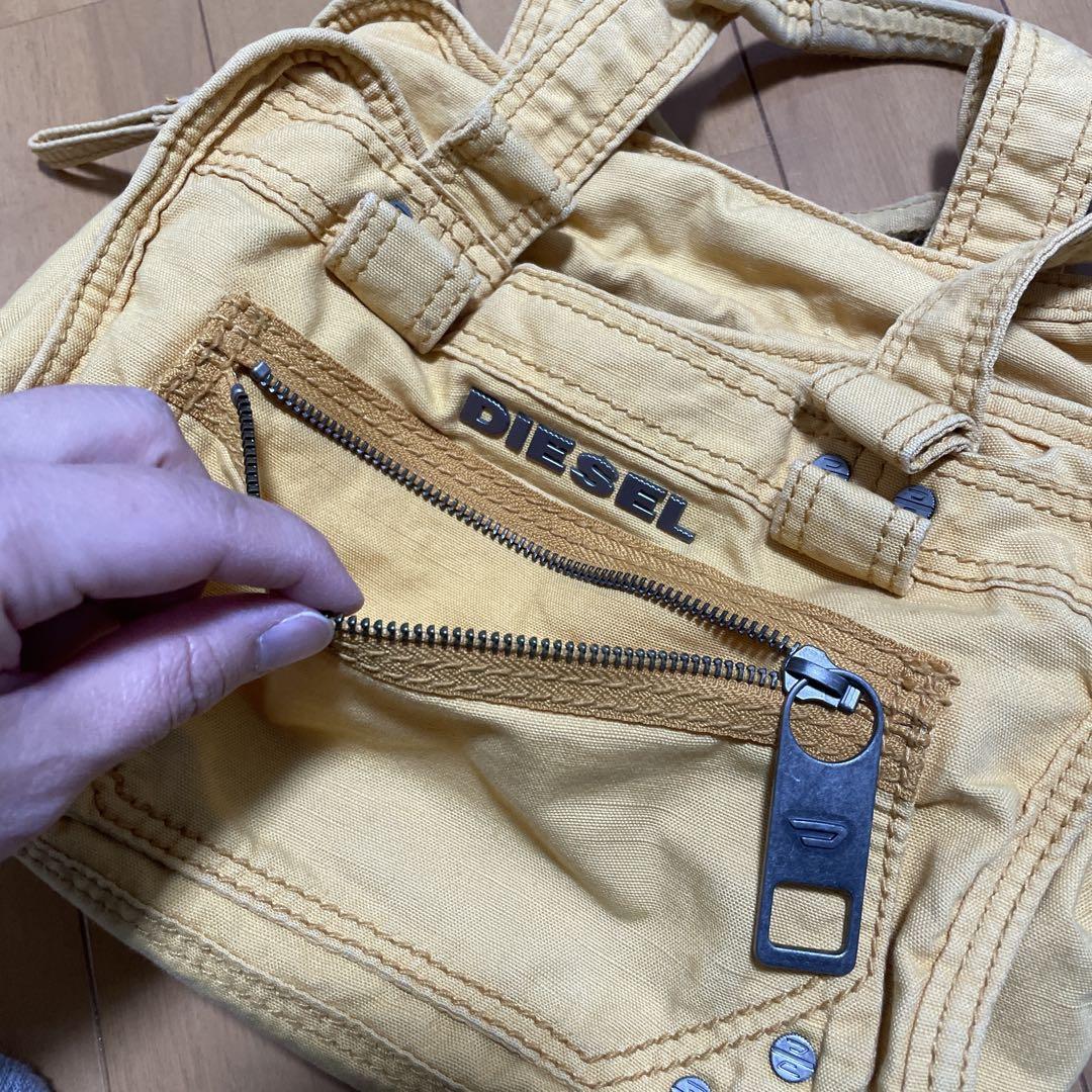 DIESEL イエロー バッグ