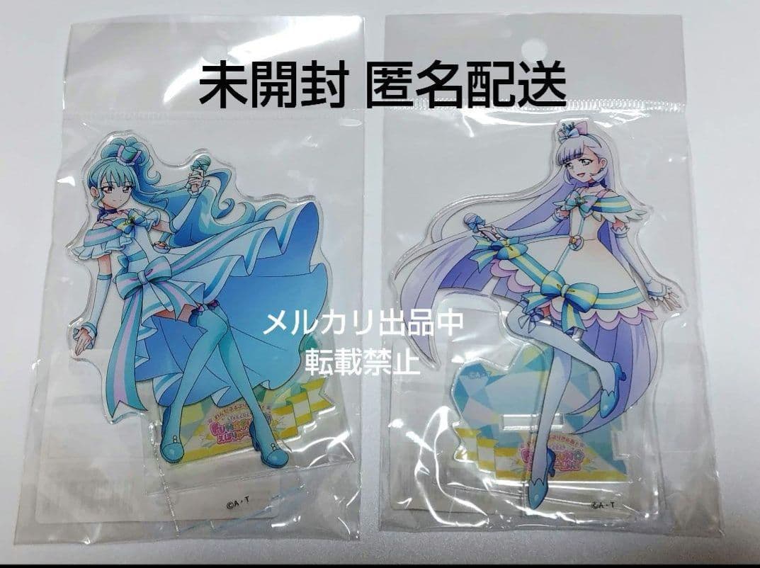キュアニャミー キュアリリアン プリキュア ライブ アクリルスタンド わんぷり
