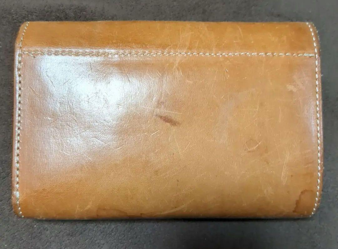 FUNNY 三つ折り財布 ヌメ革　中古品