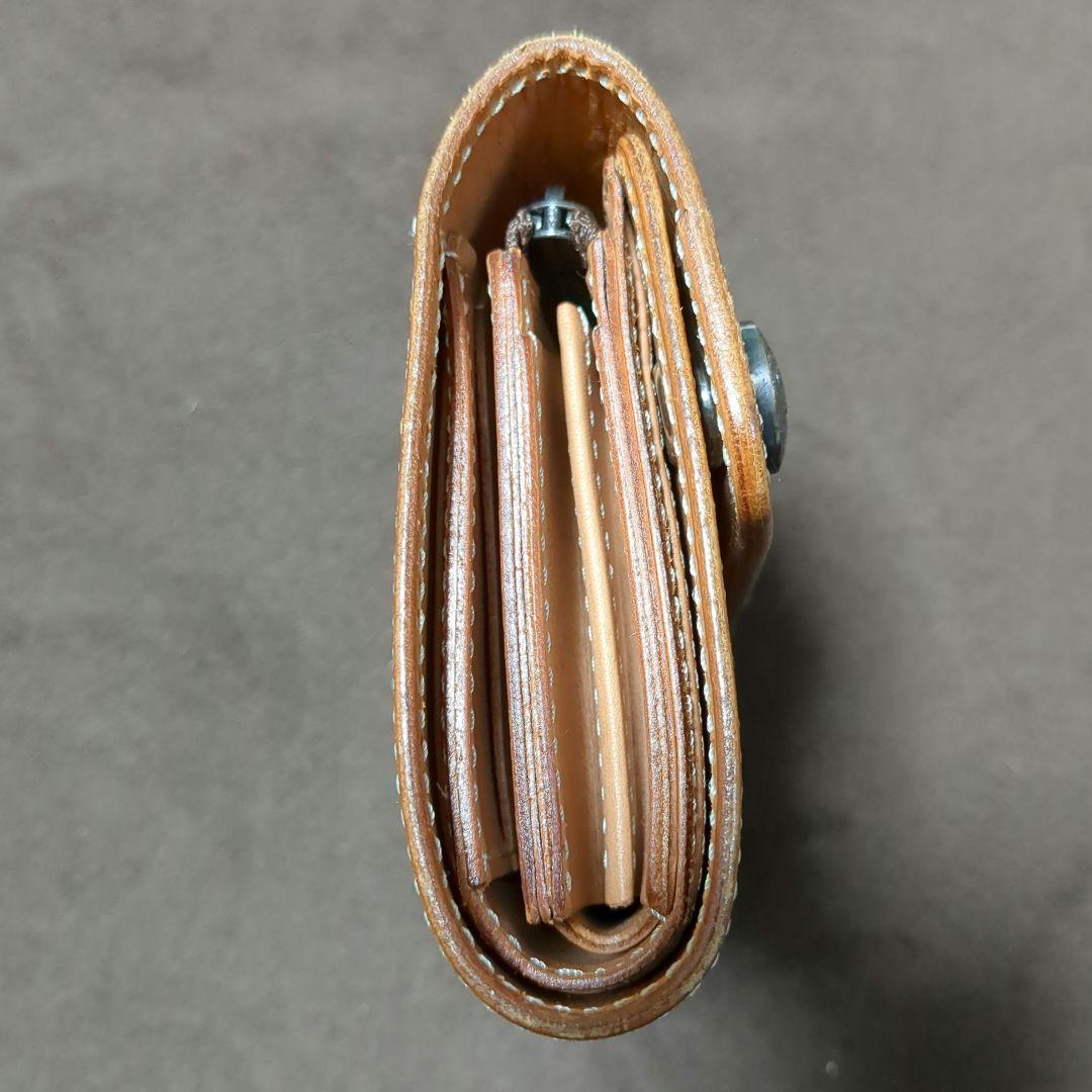 FUNNY 三つ折り財布 ヌメ革　中古品