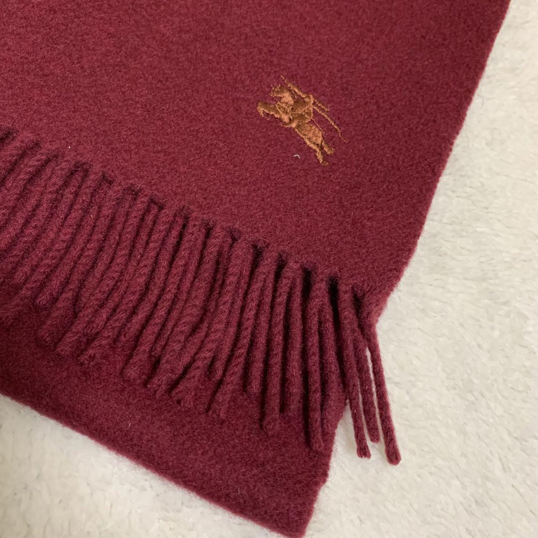 BURBERRY高級カシミヤ100%マフラー ホースロゴ良品✨️ユニセックス