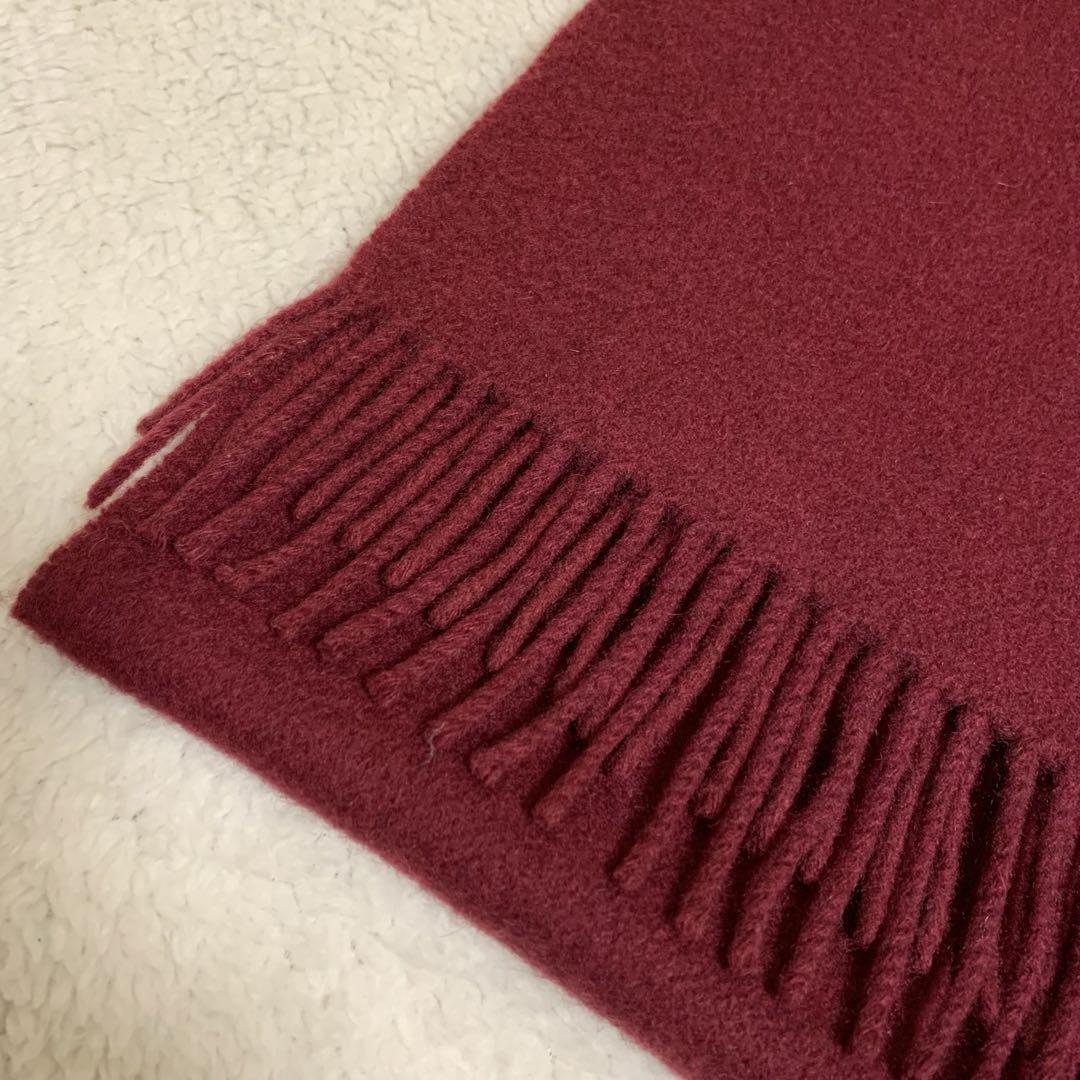 BURBERRY高級カシミヤ100%マフラー ホースロゴ良品✨️ユニセックス