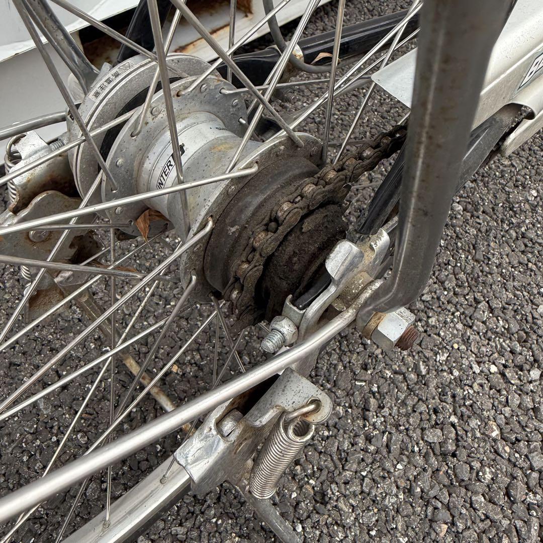【都内/千葉引取】ブリヂストン製自転車 27インチ カゴ/鍵/5段変速付