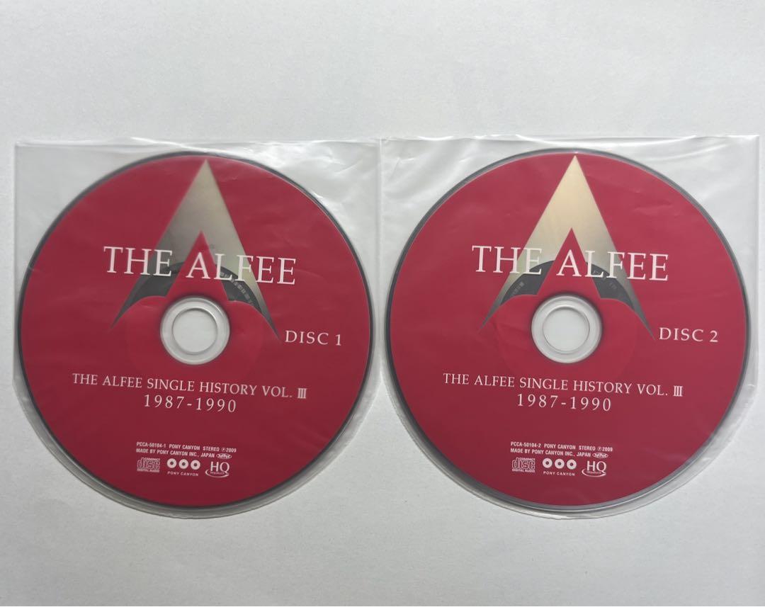 初版・帯付き・廃盤　THE ALFEE デイリープレス1987年 SINGLE HISTORY 3 1987-1990 （THE ALFEE）