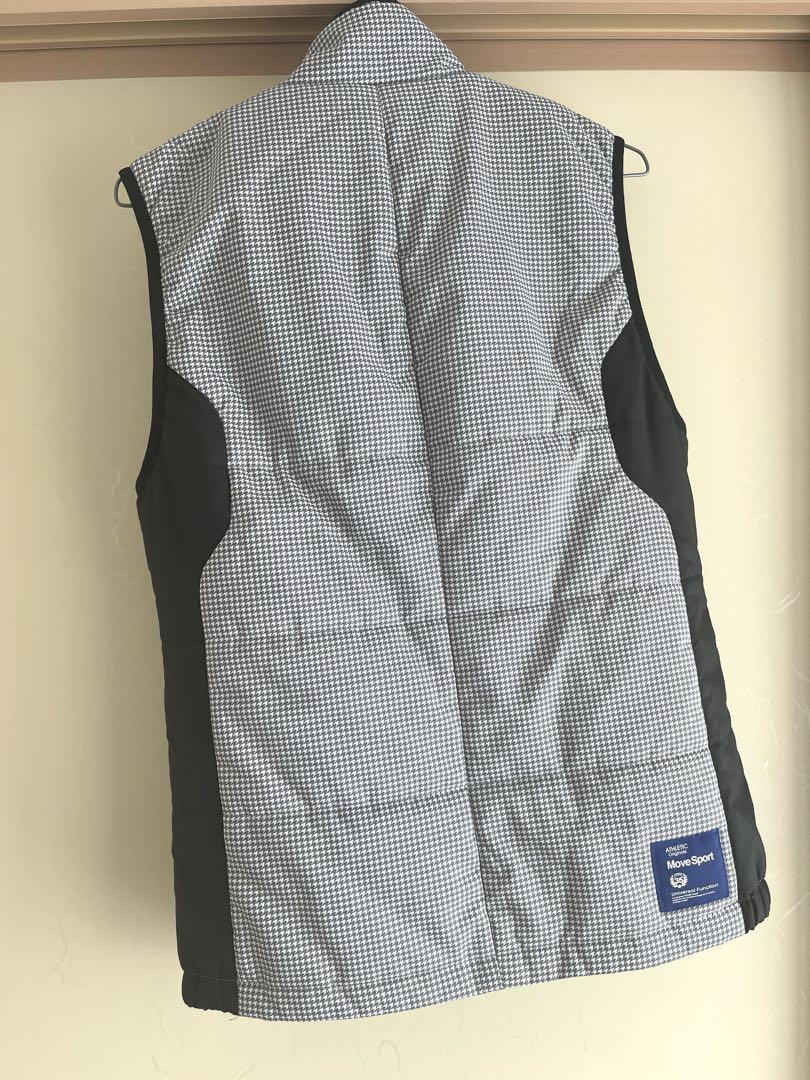 DESCENTE GOLF メンズベスト Mサイズ チェック柄