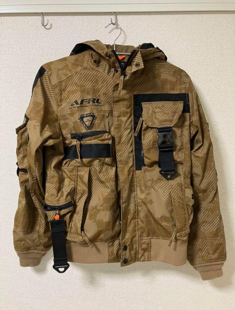 アヴィレックス　マルチファンクショナルジャケット　Mサイズ　ブラウン