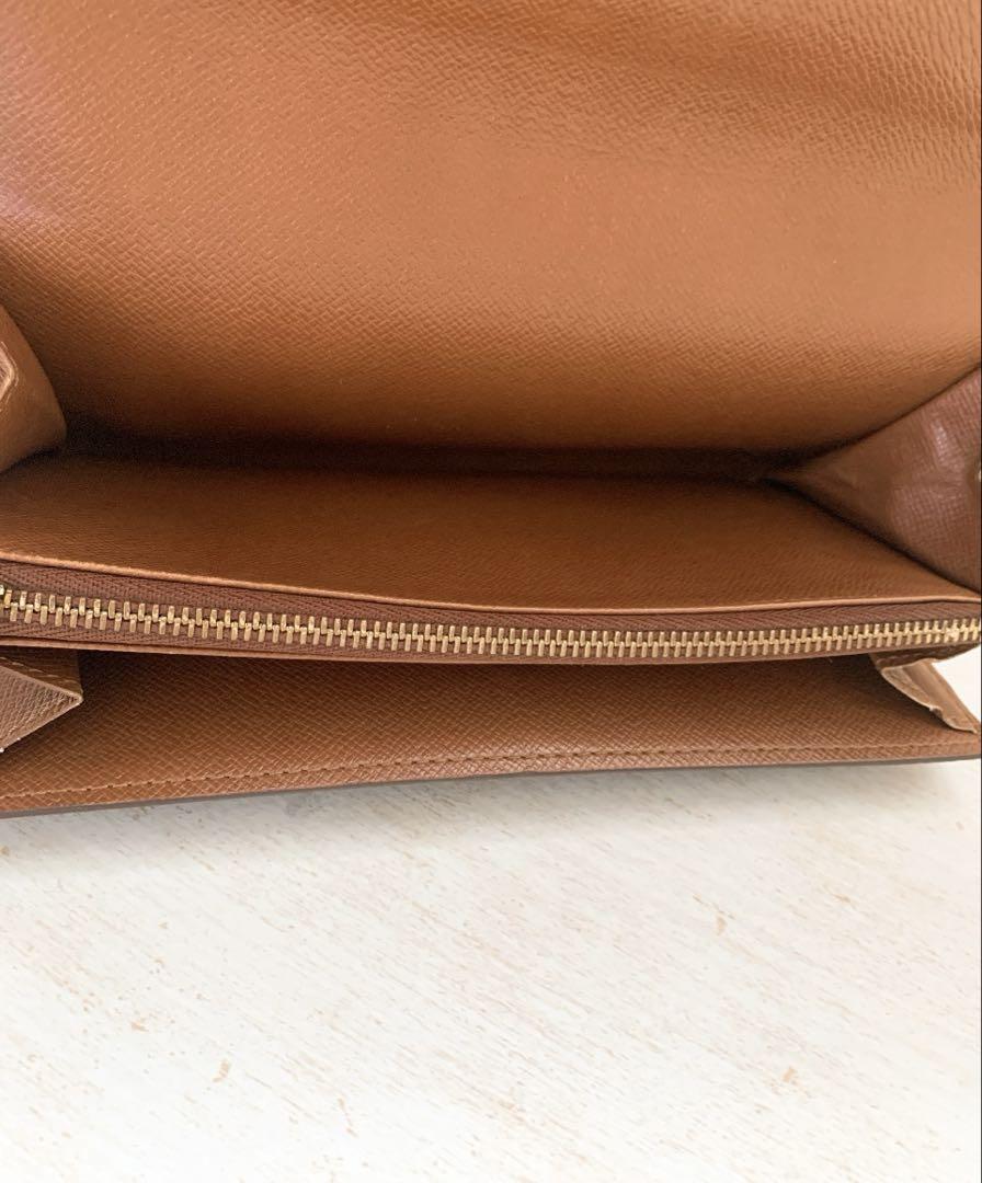 【LOUIS VUITTON】ヴィトン 長財布　モノグラム　定番人気　修復有