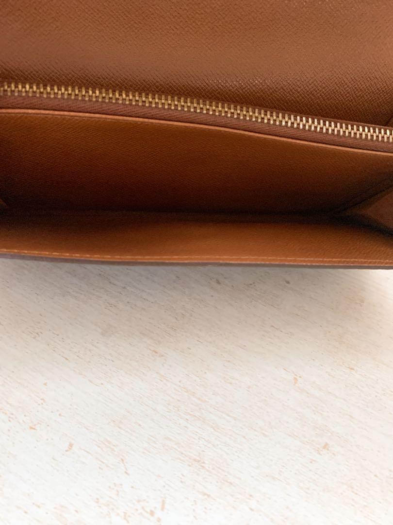 【LOUIS VUITTON】ヴィトン 長財布　モノグラム　定番人気　修復有