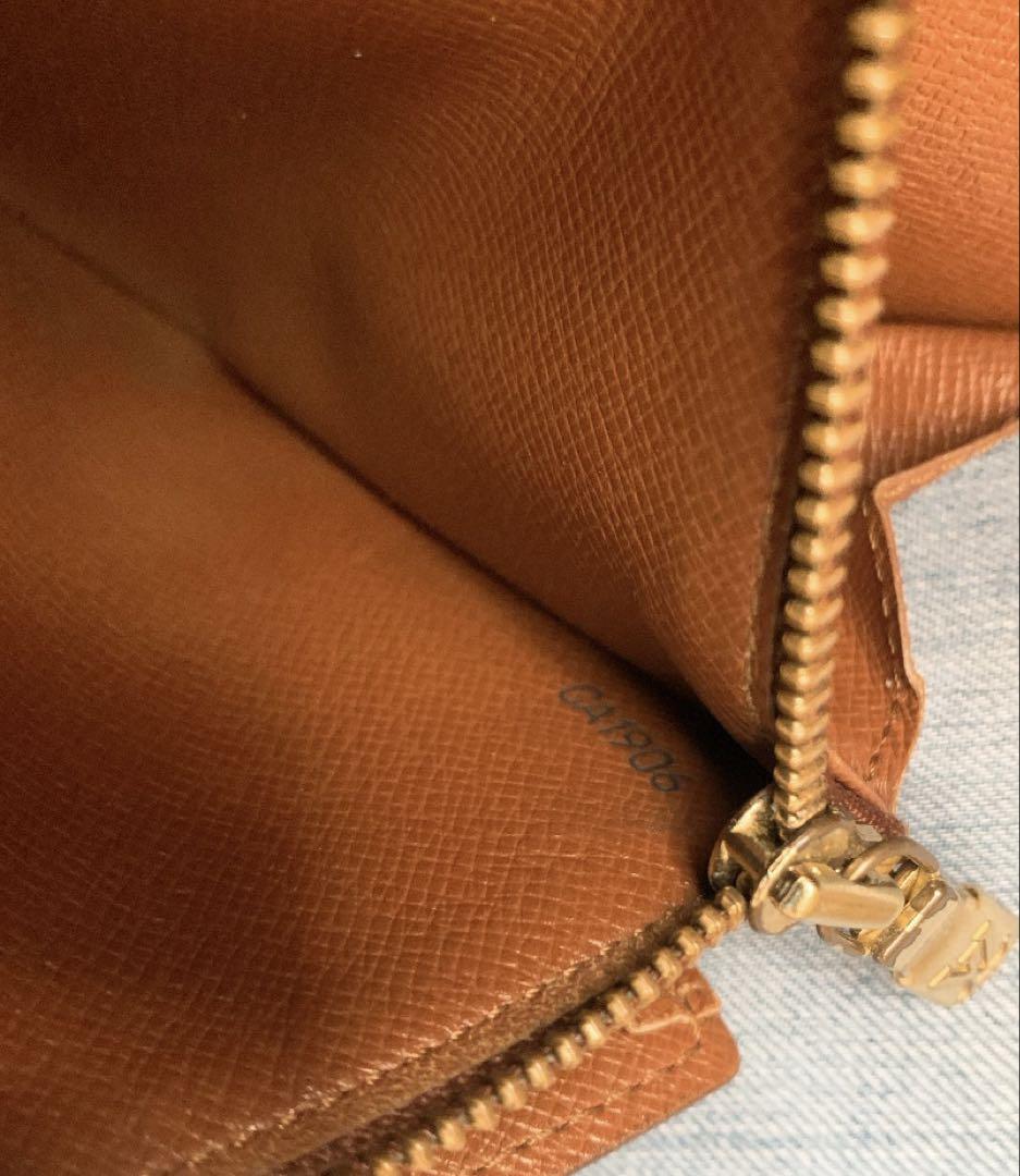 【LOUIS VUITTON】ヴィトン 長財布　モノグラム　定番人気　修復有