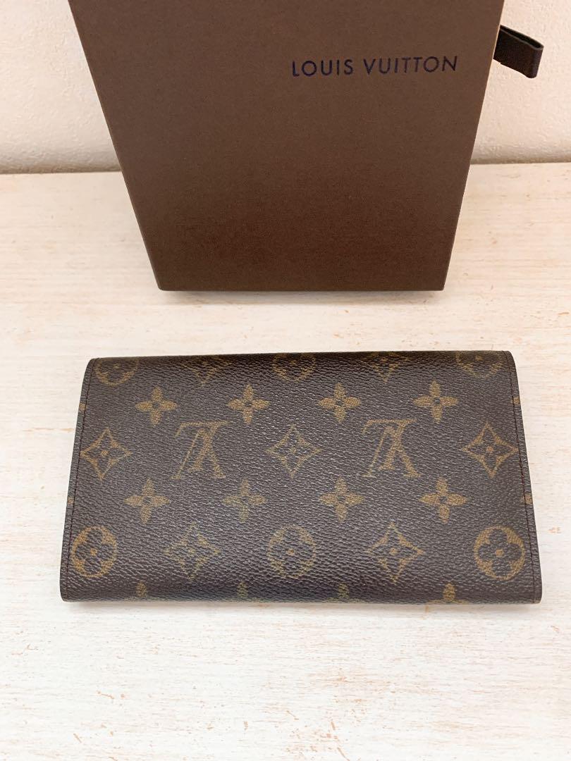 【LOUIS VUITTON】ヴィトン 長財布　モノグラム　定番人気　修復有
