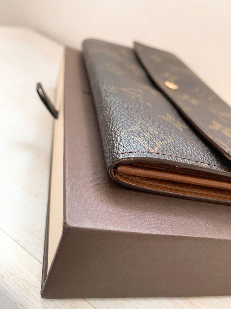 【LOUIS VUITTON】ヴィトン 長財布　モノグラム　定番人気　修復有