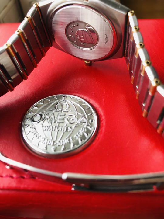 【Gカード、箱付】OMEGA オメガ コンステレーション コンビk18