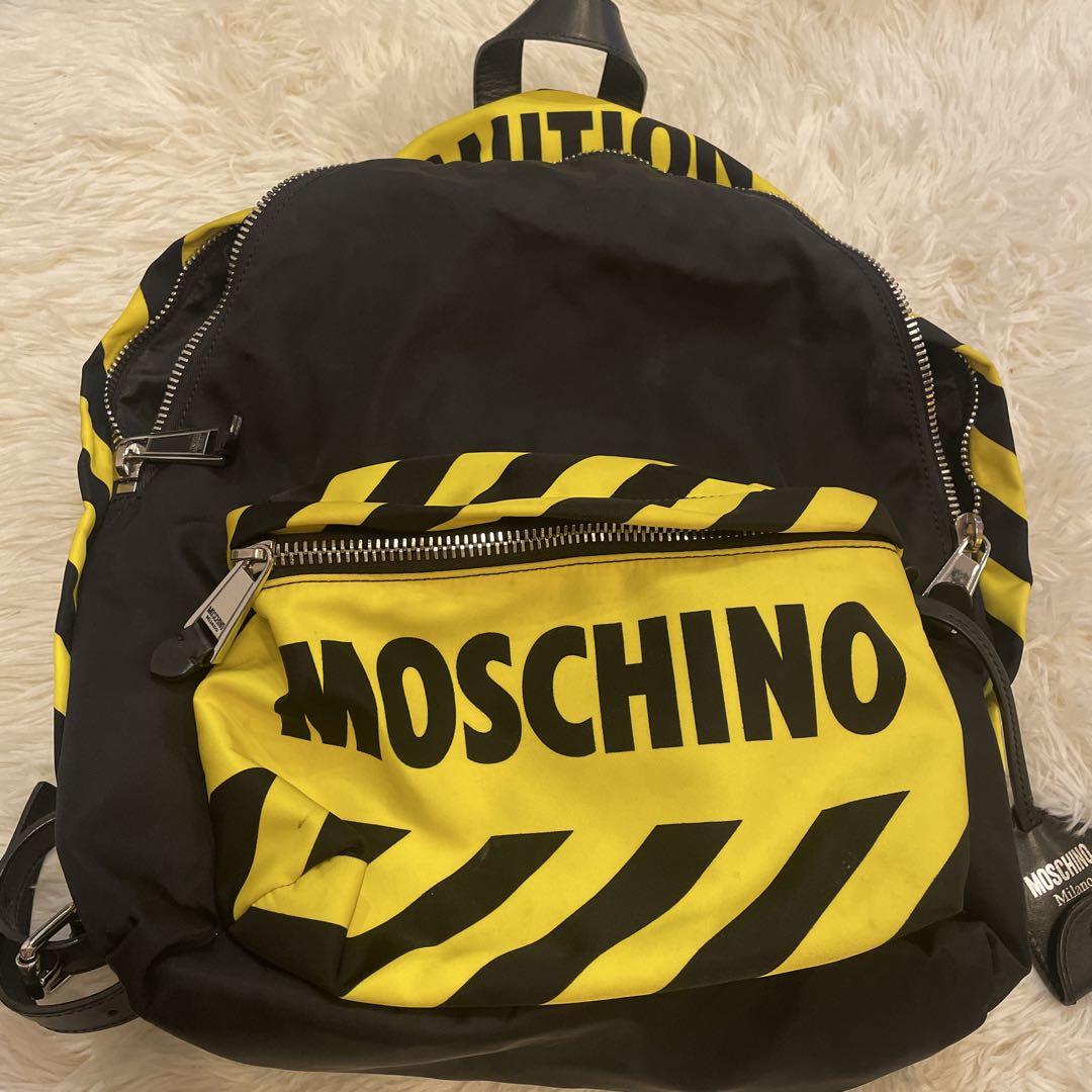 MOSCHINO CAUTIONデザイン リュック