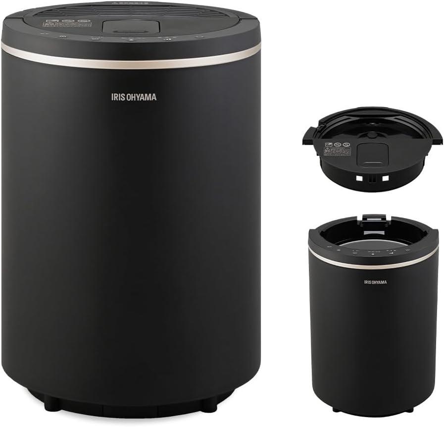 【新品未使用】アイリスオーヤマ スチーム加湿器 AZHM-MH60-B ブラック