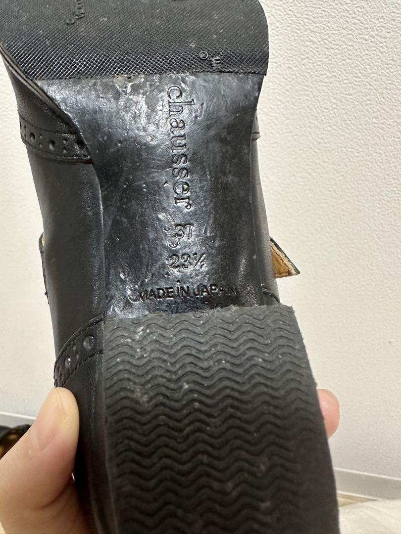 chausser ippei takei パンプス Tストラップ スタッズ 24