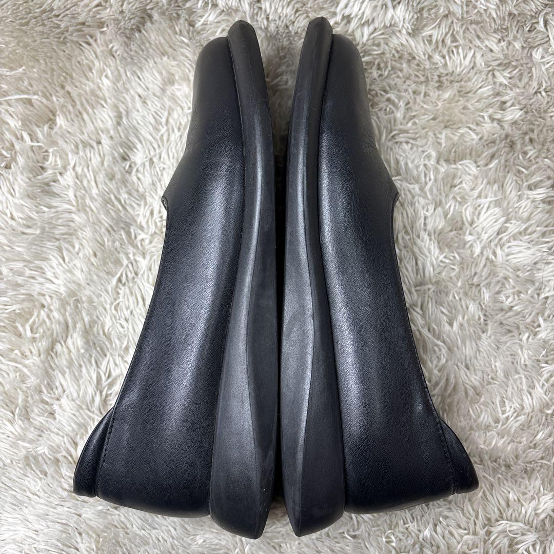 CAMPER（カンペール）/レザー　フラットシューズ　　黒　23.5㎝