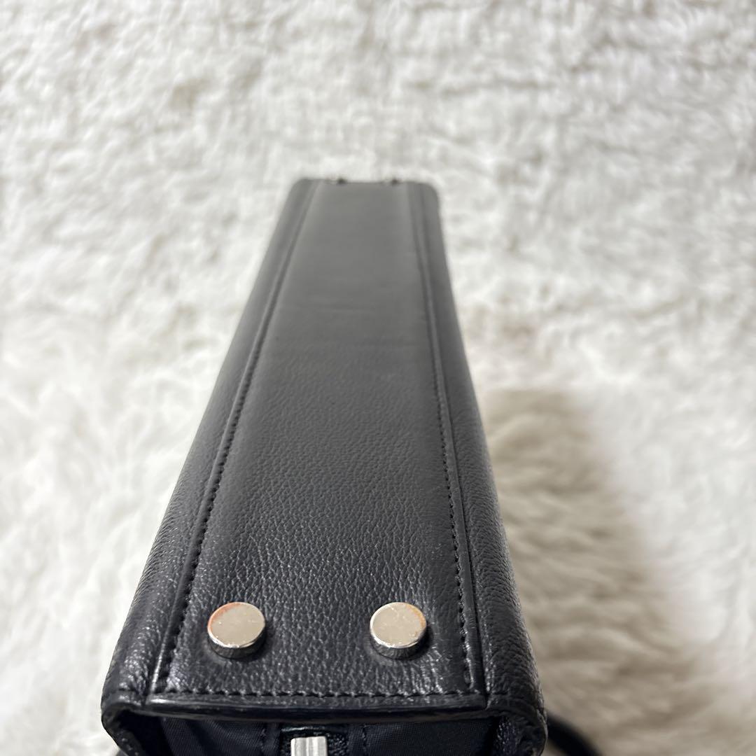 porter ポーター　ブリーフケース　エンボス　 黒　レザー　A4