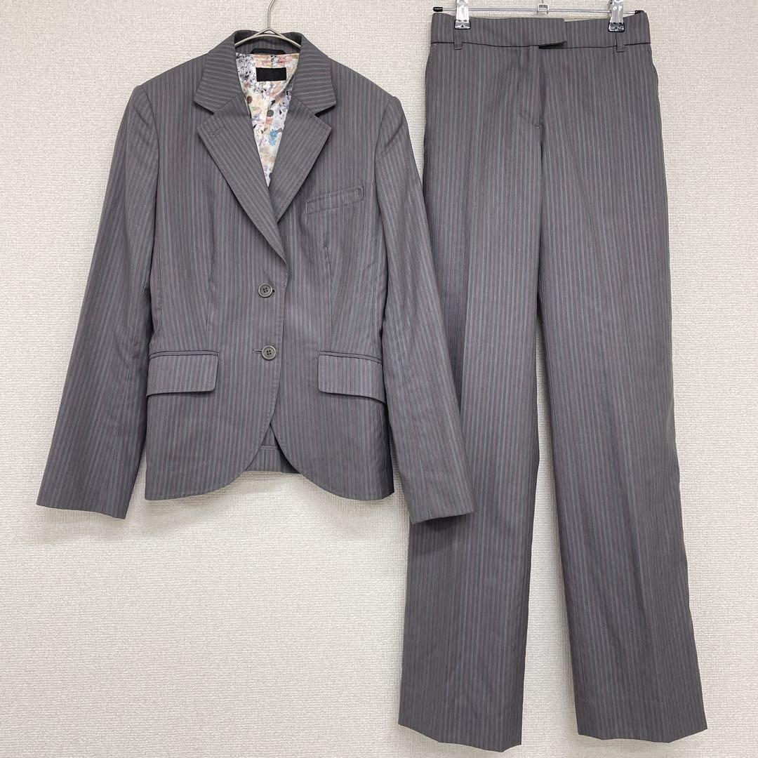 美品 ポールスミス ストライプ セットアップ 現行 グレー Mサイズ
