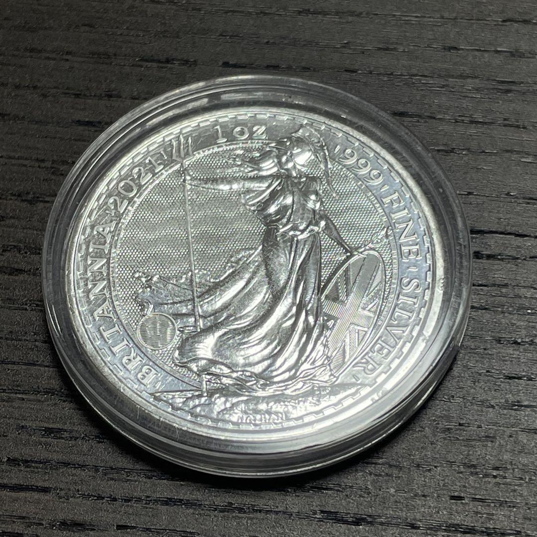2021年 (新品) イギリス「ブリタニア」純銀 1オンス 銀貨